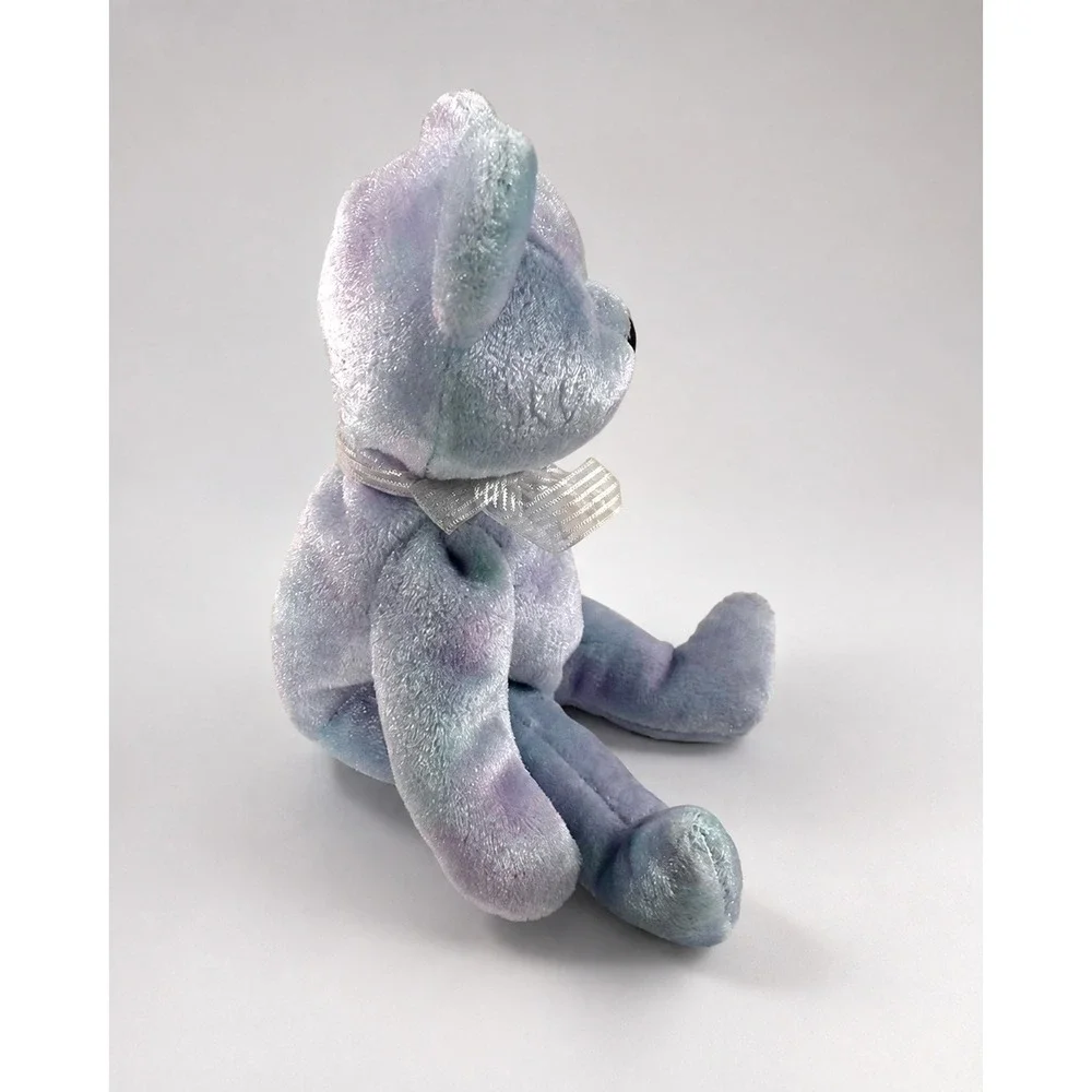 TY Beanie Baby Issy Four Seasons Bangkok Bear 2001 Pastel Plush 9in Retired